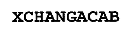 XCHANGACAB trademark