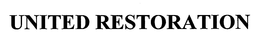 UNITED RESTORATION trademark