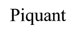 PIQUANT trademark