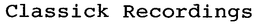 CLASSICK RECORDINGS trademark