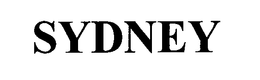 SYDNEY trademark