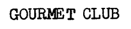GOURMET CLUB trademark
