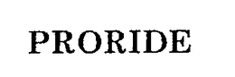 PRORIDE trademark