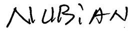 NUBIAN trademark