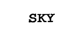 SKY trademark