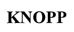 KNOPP trademark