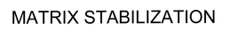 MATRIX STABILIZATION trademark
