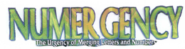 NUMERGENCY THE URGENCY OF MERGING LETTERS AND NUMBERS trademark