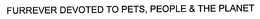 FURREVER DEVOTED TO PETS, PEOPLE & THE PLANET trademark