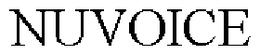 NUVOICE trademark