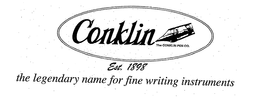 CONKLIN THE CONKLIN PEN CO. EST. 1898 THE LEGENDARY NAME FOR FINE WRITING INSTRUMENTS trademark