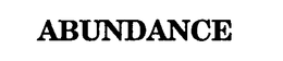 ABUNDANCE trademark