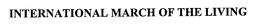 INTERNATIONAL MARCH OF THE LIVING trademark