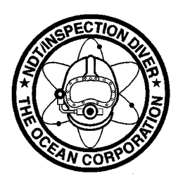 NDT/INSPECTION DIVER THE OCEAN CORPORATION trademark