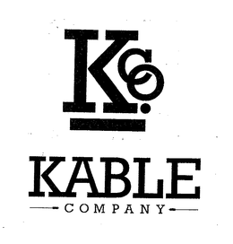 K CO. KABLE - COMPANY - trademark