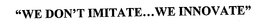 WE DON'T IMITATE...WE INNOVATE trademark