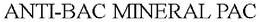 ANTI-BAC MINERAL PAC trademark