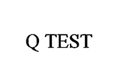 Q TEST trademark