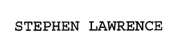 STEPHEN LAWRENCE trademark