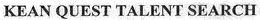 KEAN QUEST TALENT SEARCH trademark