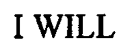 I WILL trademark
