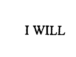 I WILL trademark