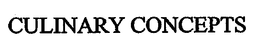 CULINARY CONCEPTS trademark