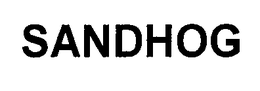 SANDHOG trademark