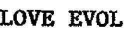 LOVE EVOL trademark