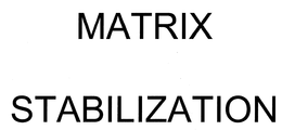 MATRIX STABILIZATION trademark