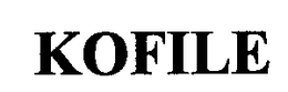 KOFILE trademark