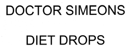 DOCTOR SIMEONS DIET DROPS trademark