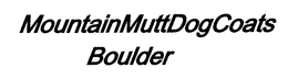 MOUNTAINMUTTDOGCOATS BOULDER trademark