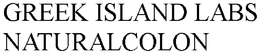 GREEK ISLAND LABS NATURALCOLON trademark