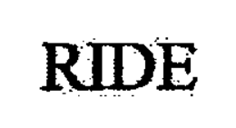 RIDE trademark
