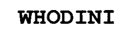 WHODINI trademark