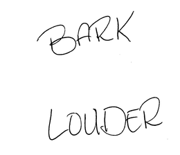 BARK LOUDER trademark