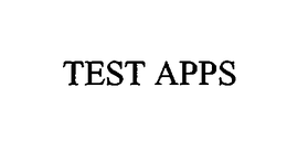 TEST APPS trademark