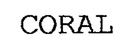 CORAL trademark