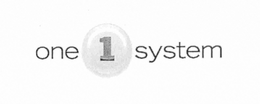 ONE 1 SYSTEM trademark