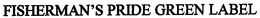 FISHERMAN'S PRIDE GREEN LABEL trademark