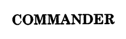 COMMANDER trademark