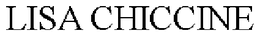 LISA CHICCINE trademark