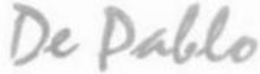 DE PABLO trademark