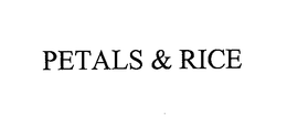 PETALS & RICE trademark