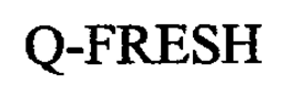 Q-FRESH trademark
