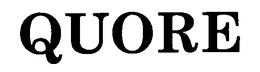 QUORE trademark