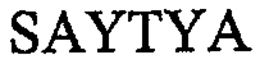SAYTYA trademark