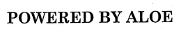 POWERED BY ALOE trademark