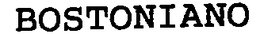 BOSTONIANO trademark